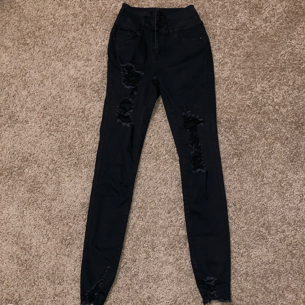 Refuge ripped skinny jeans